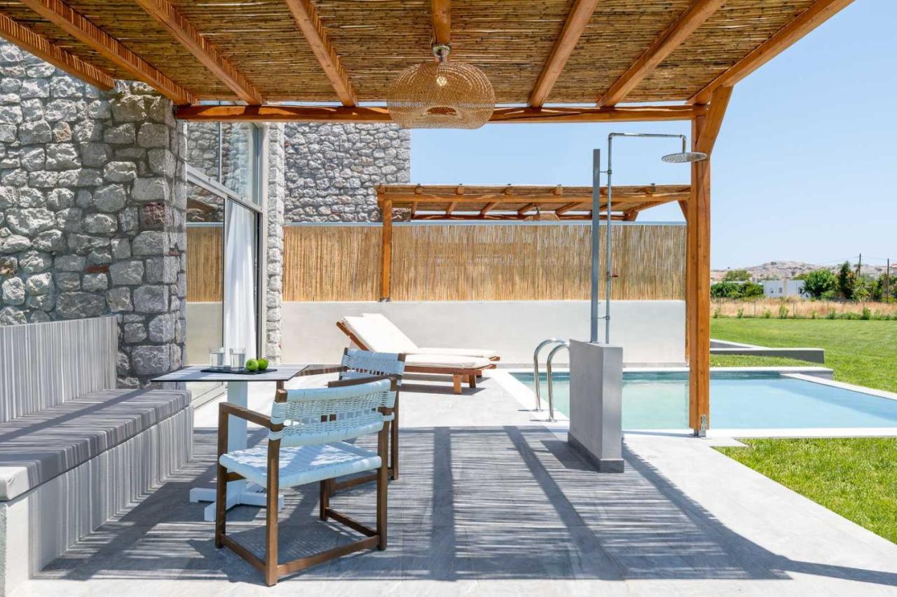 Haraki Luxury Villas Charaki Exterior foto