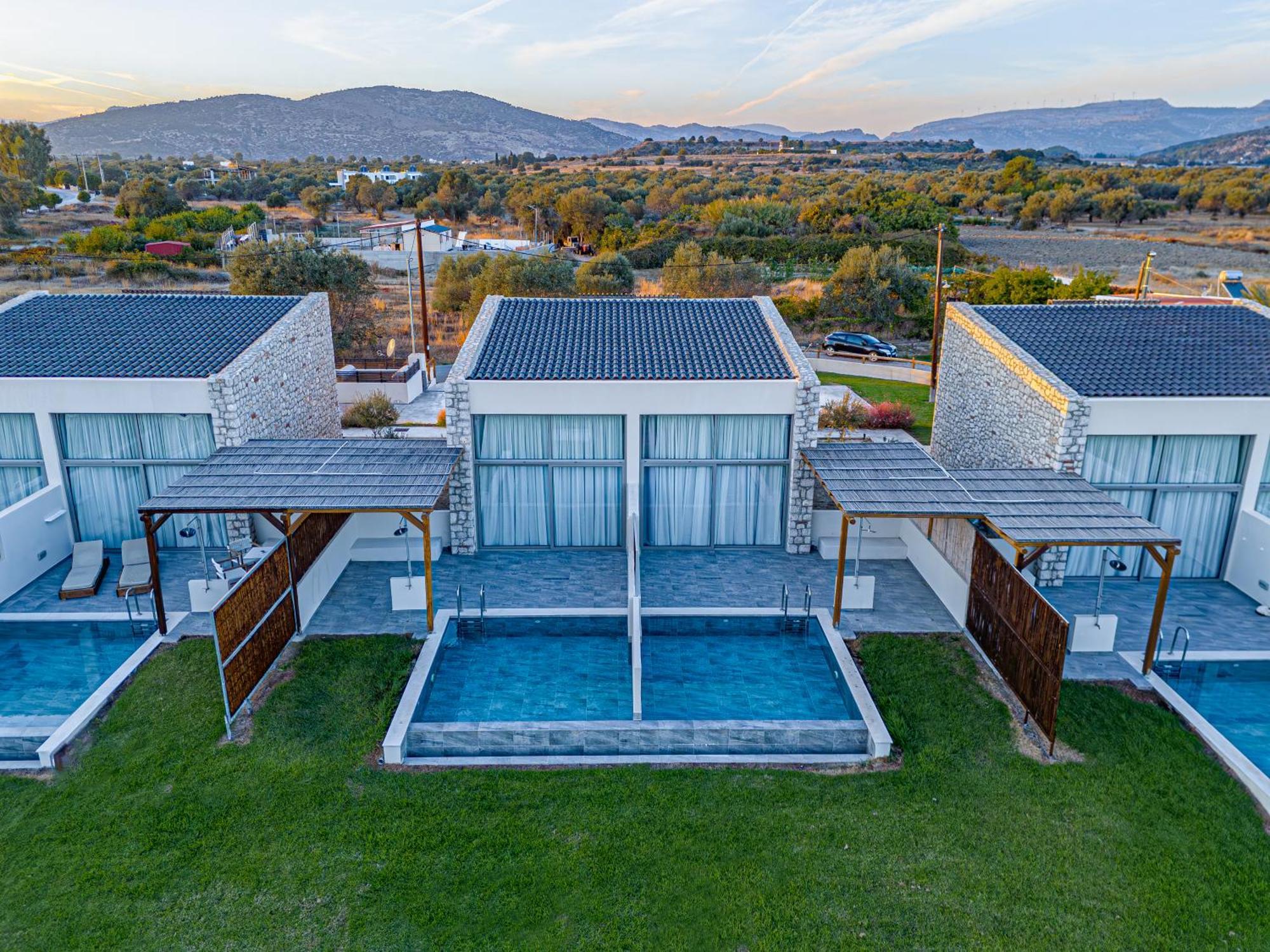 Haraki Luxury Villas Charaki Exterior foto