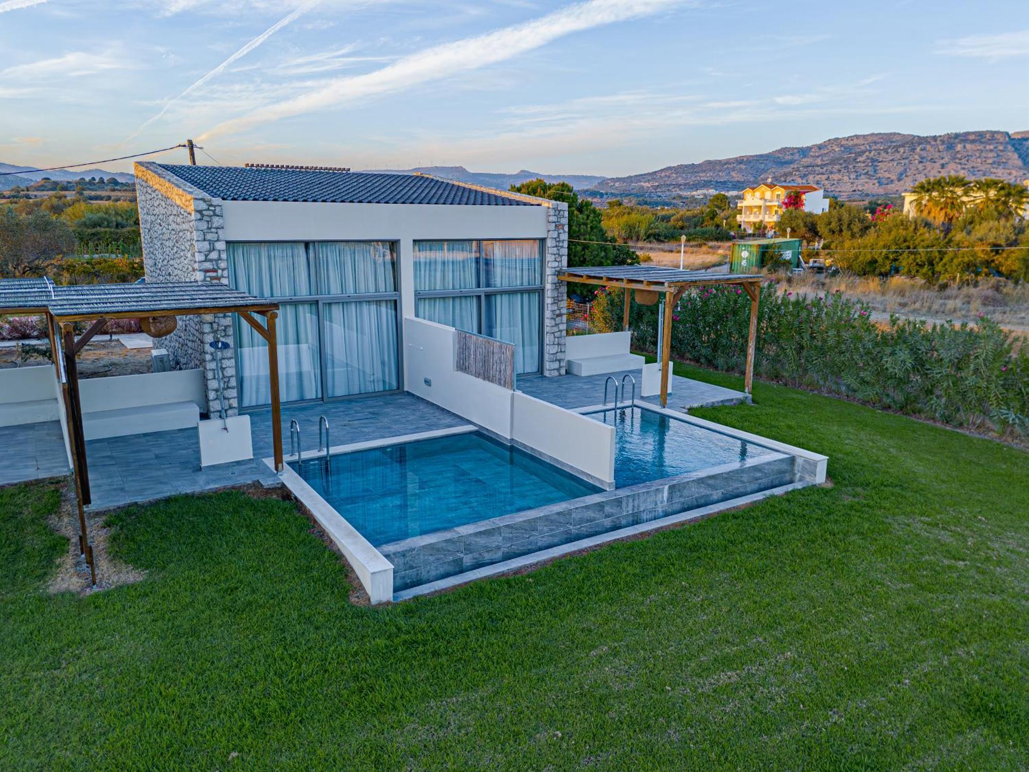 Haraki Luxury Villas Charaki Exterior foto